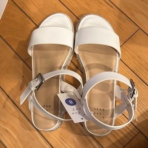A New Day White Rianne Sandal